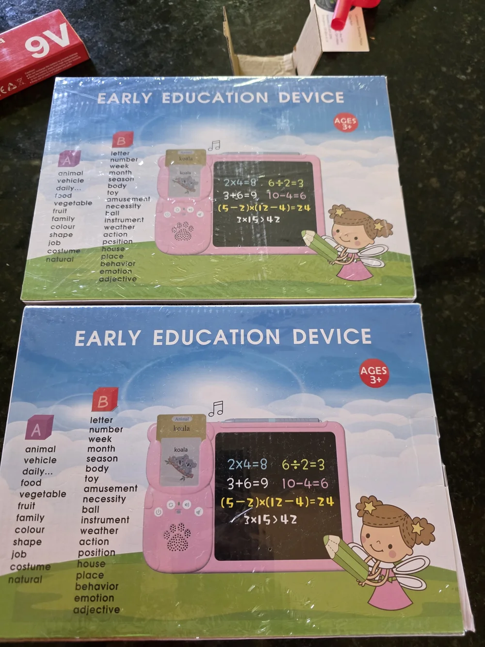 Pink Early Education Device - Kids Learning Tablet